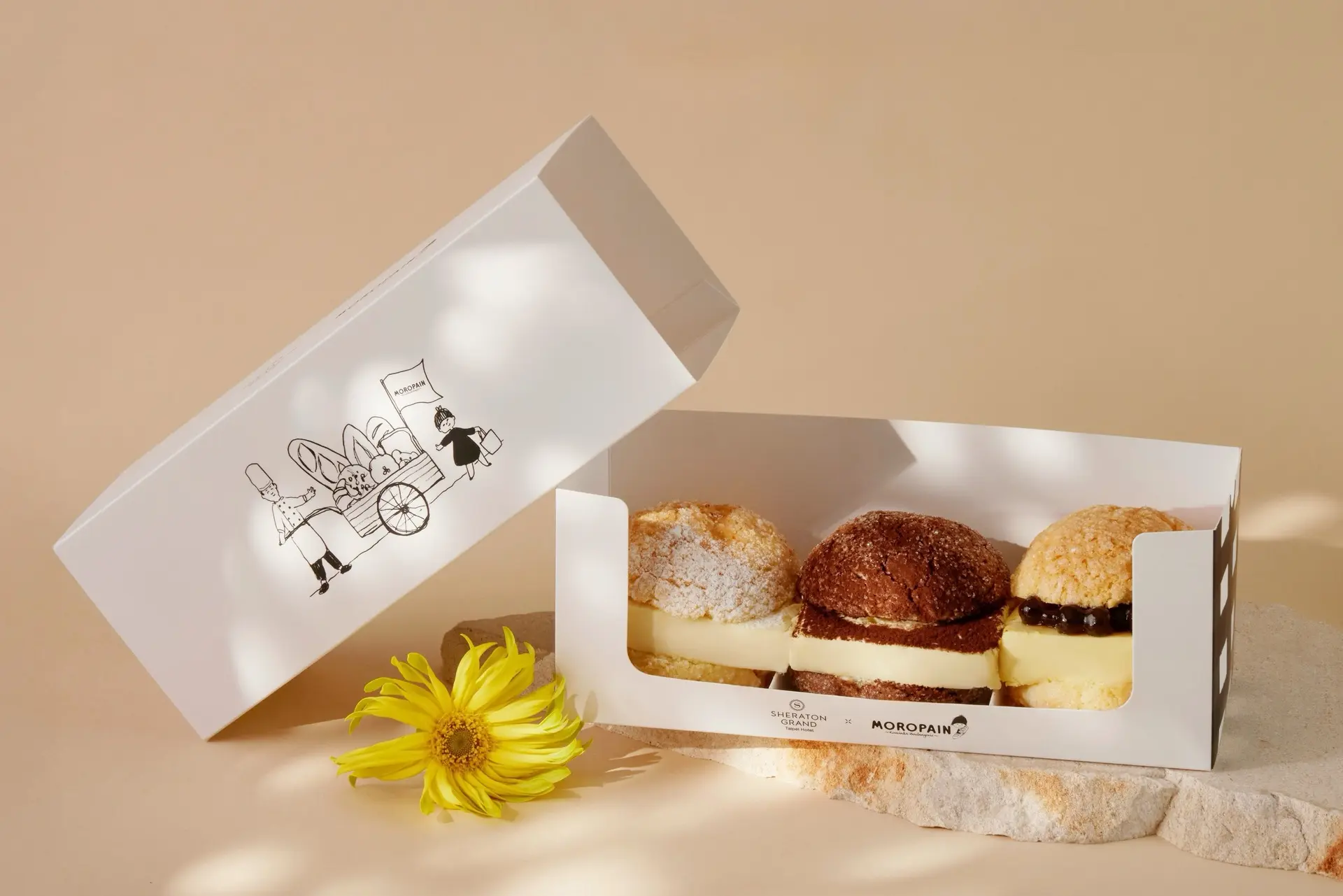 台北喜來登moropain福岡人氣蜜瓜包禮盒