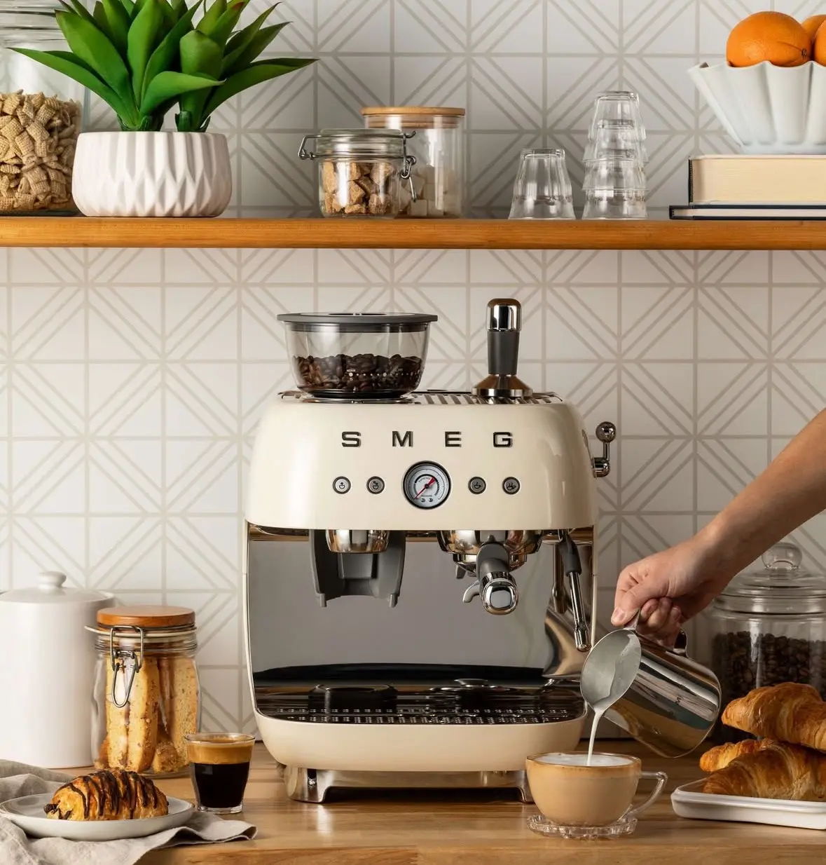 Smeg磨豆機、咖啡機