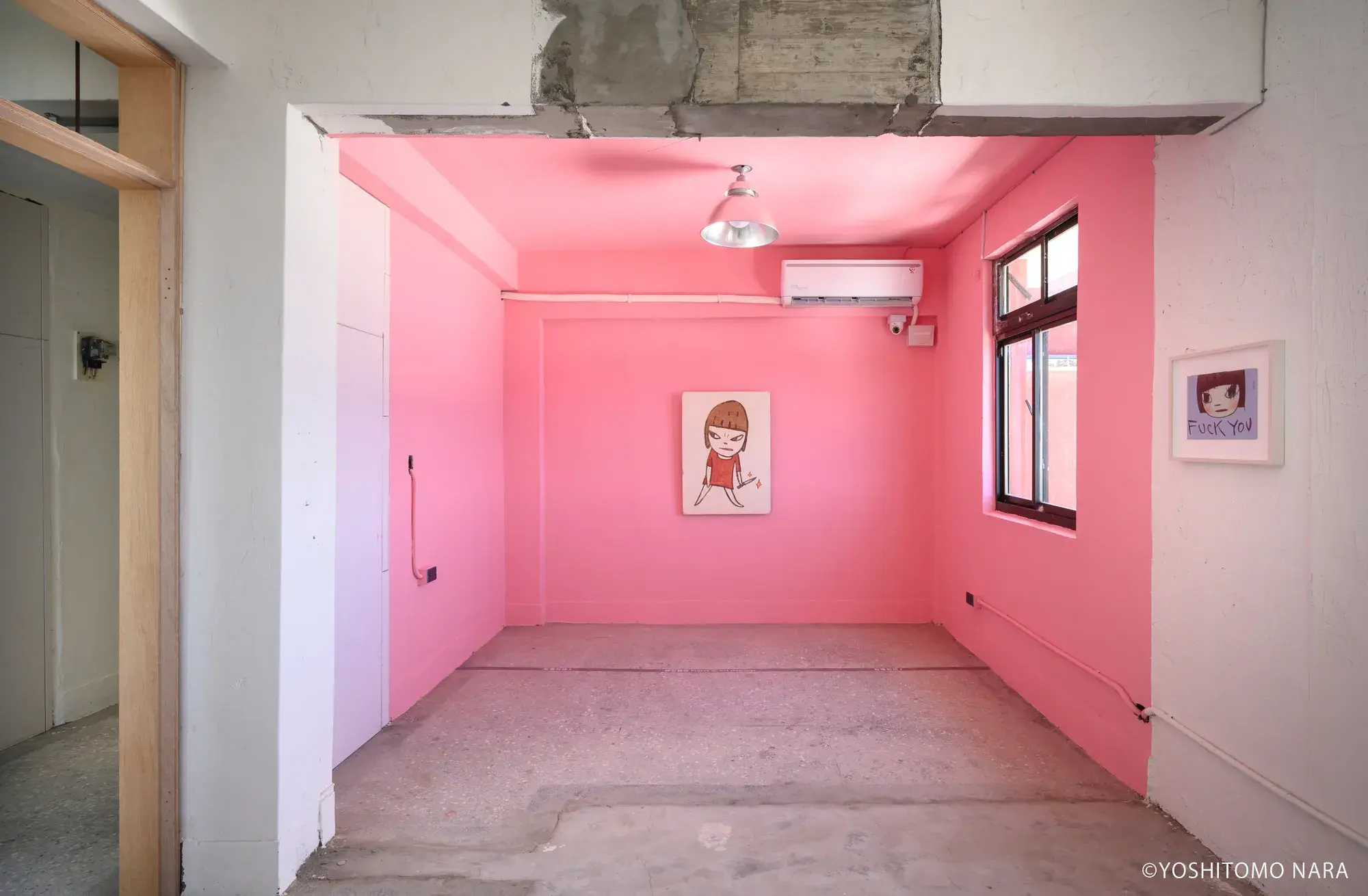 奈良美智「跟著朦朧潮濕的一天去金瓜石」