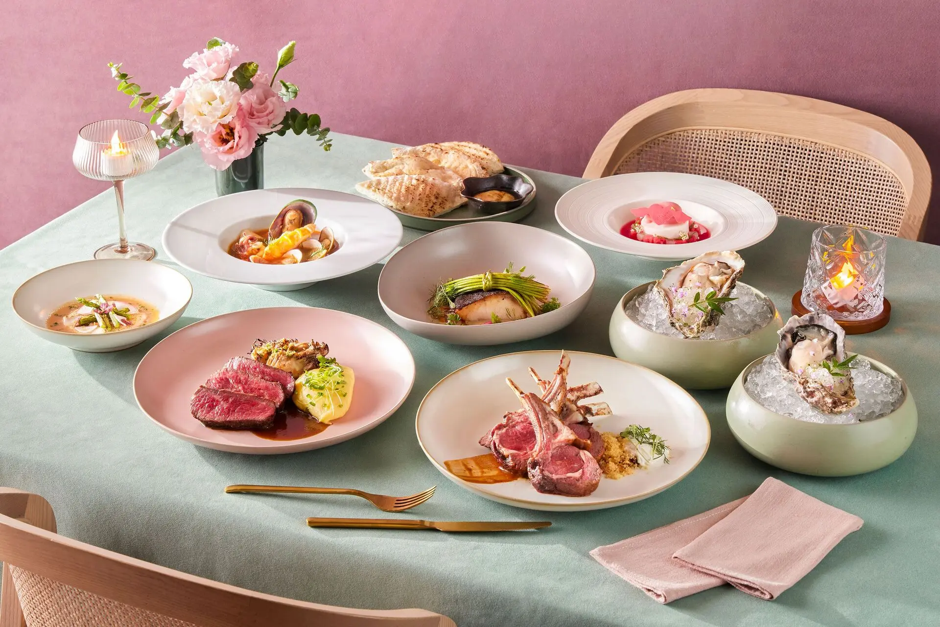 寒居酒店 Begood七夕情人節雙人海陸套餐1