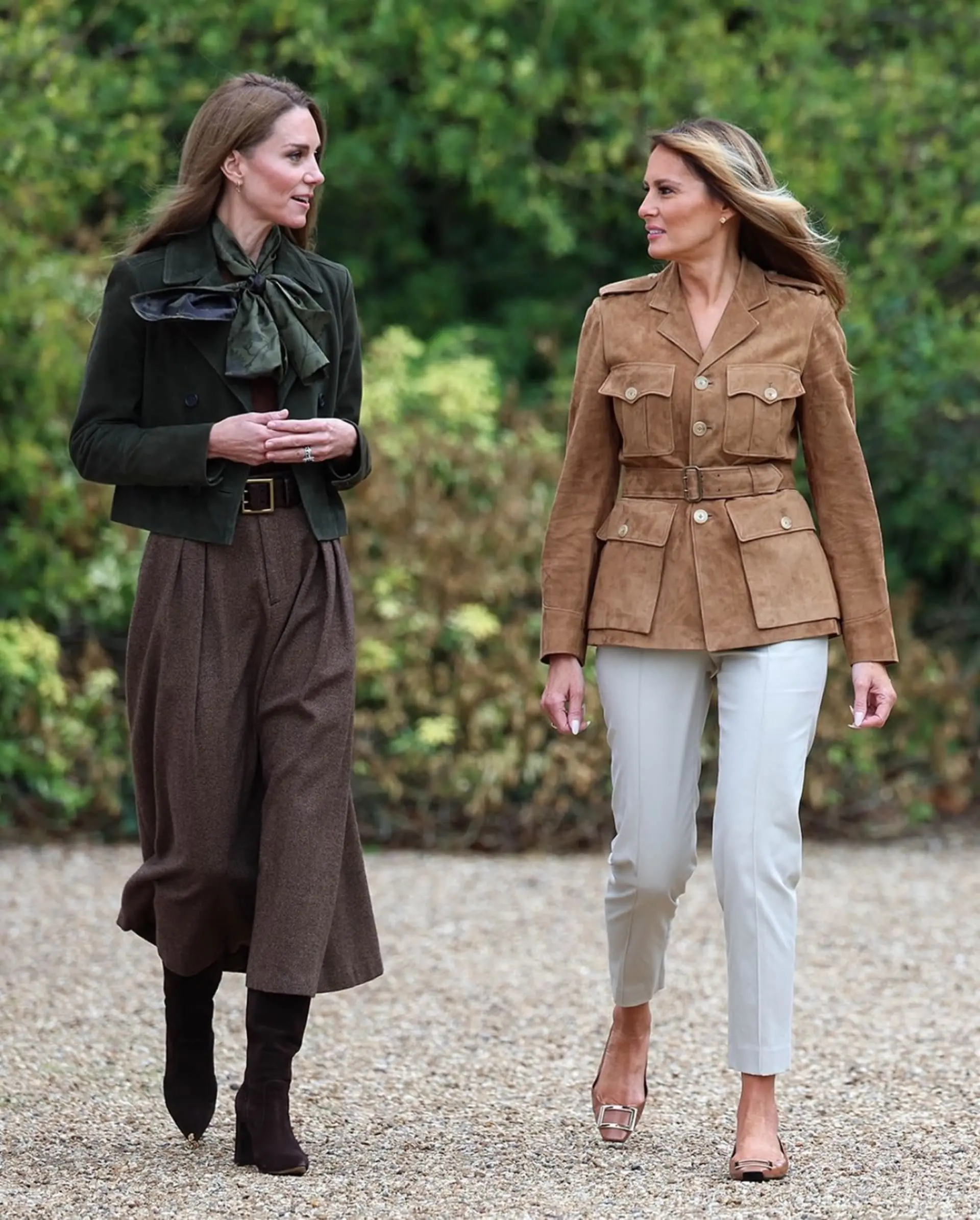 【princeandprincessofwales】時尚外交 凱特王妃穿搭 英美融合