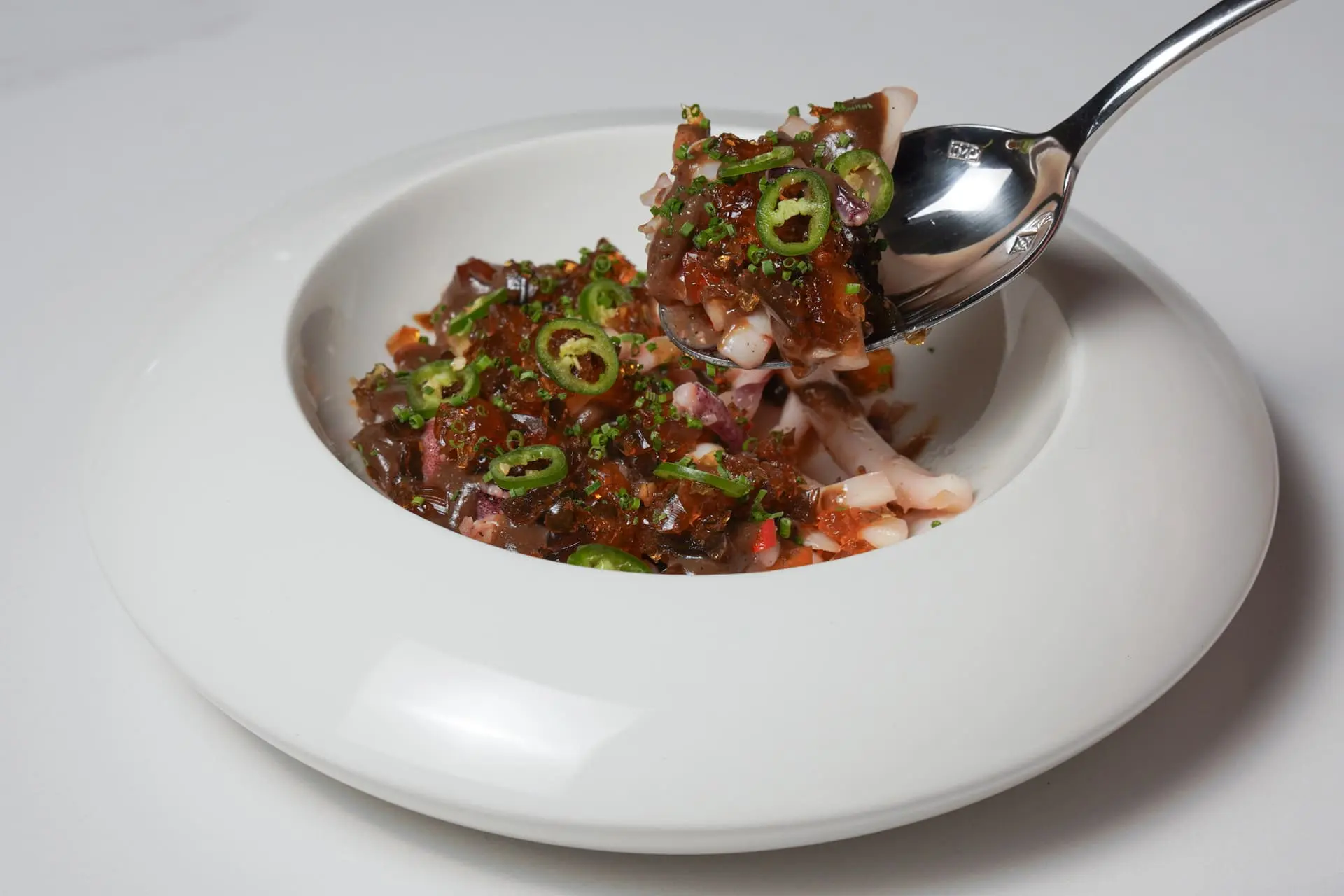 【意寬精品旅館】酒吧 Ren Bistronomy 辣椒皮蛋中卷cuttlefish Century Egg