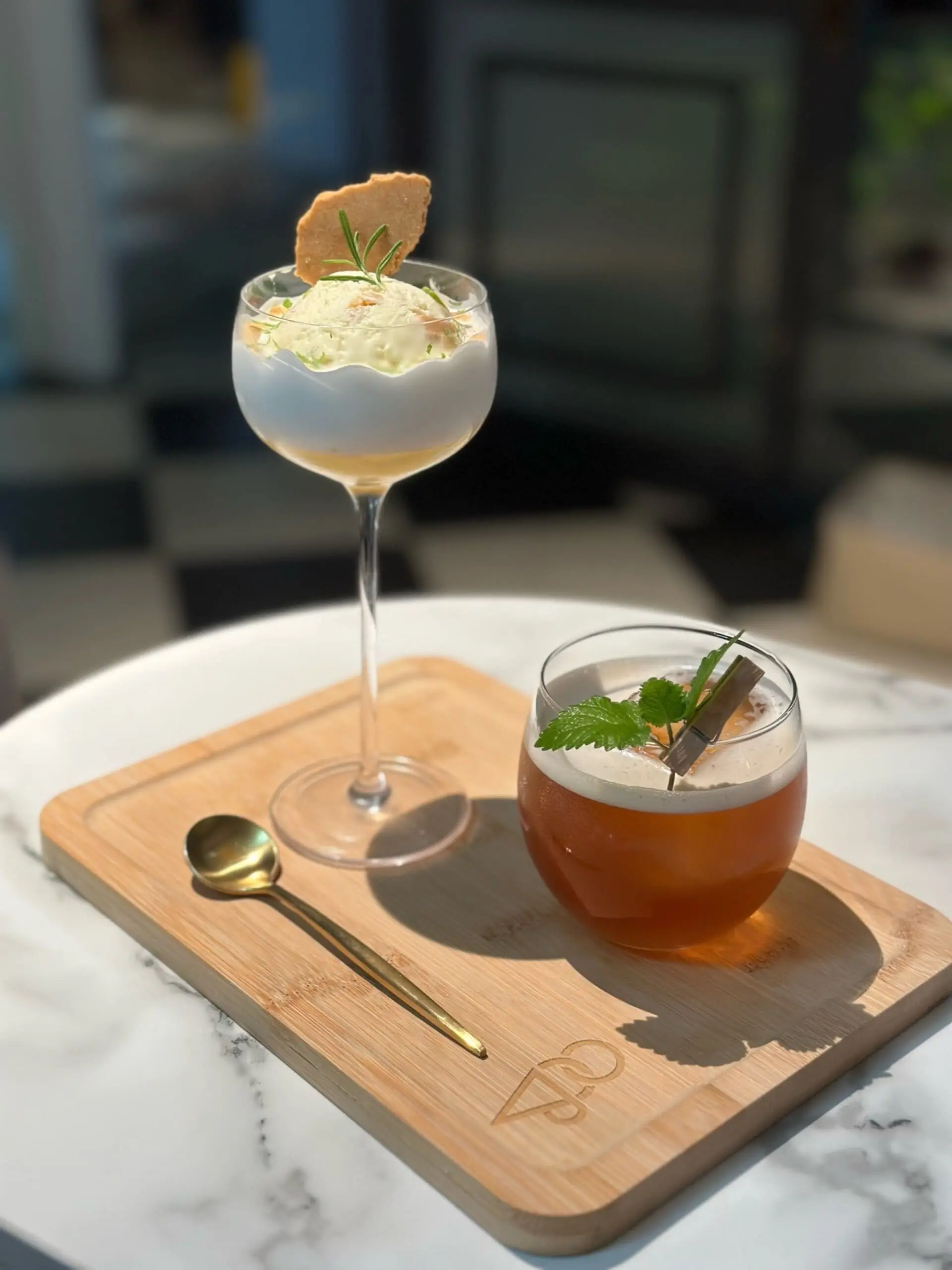 【galato Bar Zeit采時代冰淇淋吧】五大特色冰店巡禮 Galato Bar Zeit采時代冰淇淋吧 法式檸檬塔冰淇淋杯與雞尾酒pairing