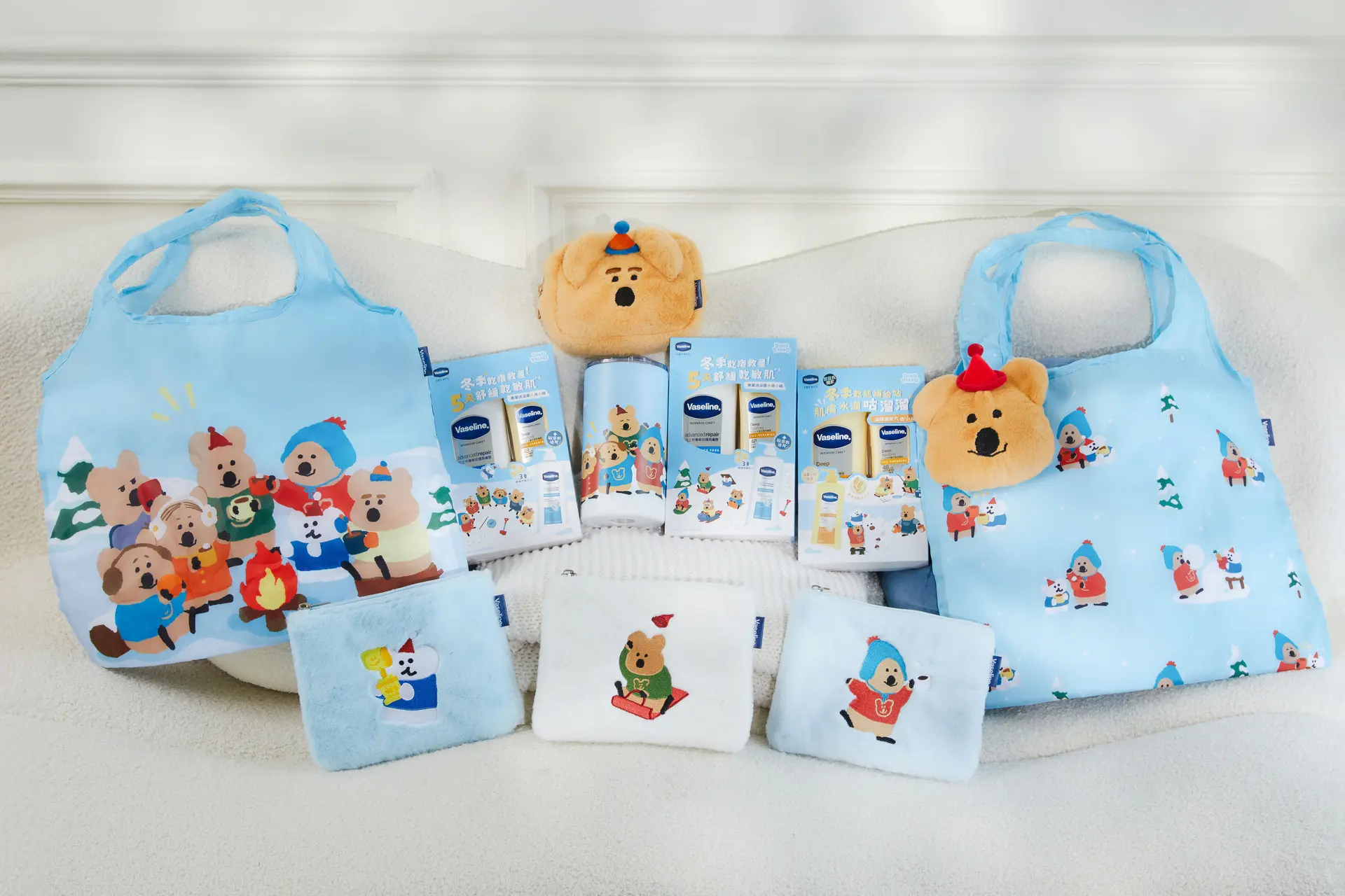 凡士林攜手超人氣ip 「dinotaeng」，打造冬日療癒限定組 2