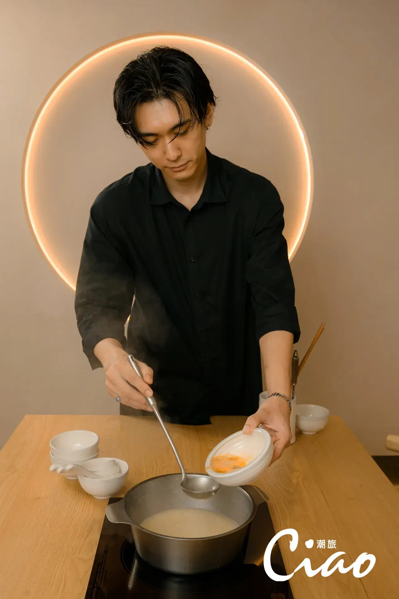 博多味處 Iroha 台灣本部博多水炊鍋12 桌邊服務