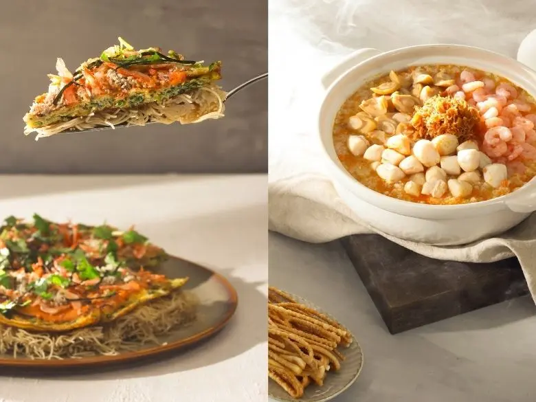 【煙波飯店】2025宜蘭住宿推薦 2025全新推出明星料理，包括廣受喜愛的「櫻花蝦鯖魚麵線披薩」及「及第蟹黃海珍粥」。