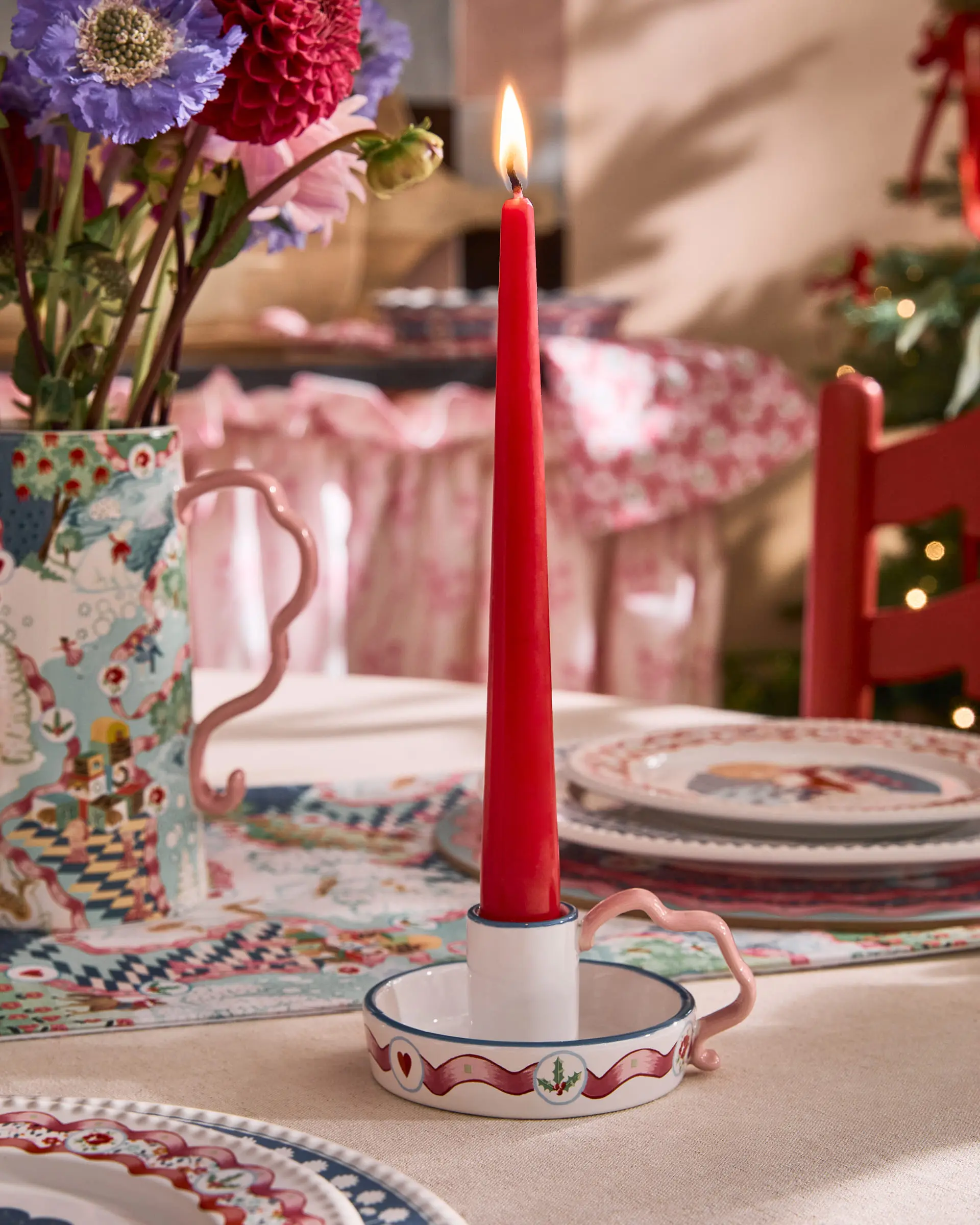 【cath Kidston】cath Kidston 2025 聖誕系列亮相 Festive Spot造型燭台 0
