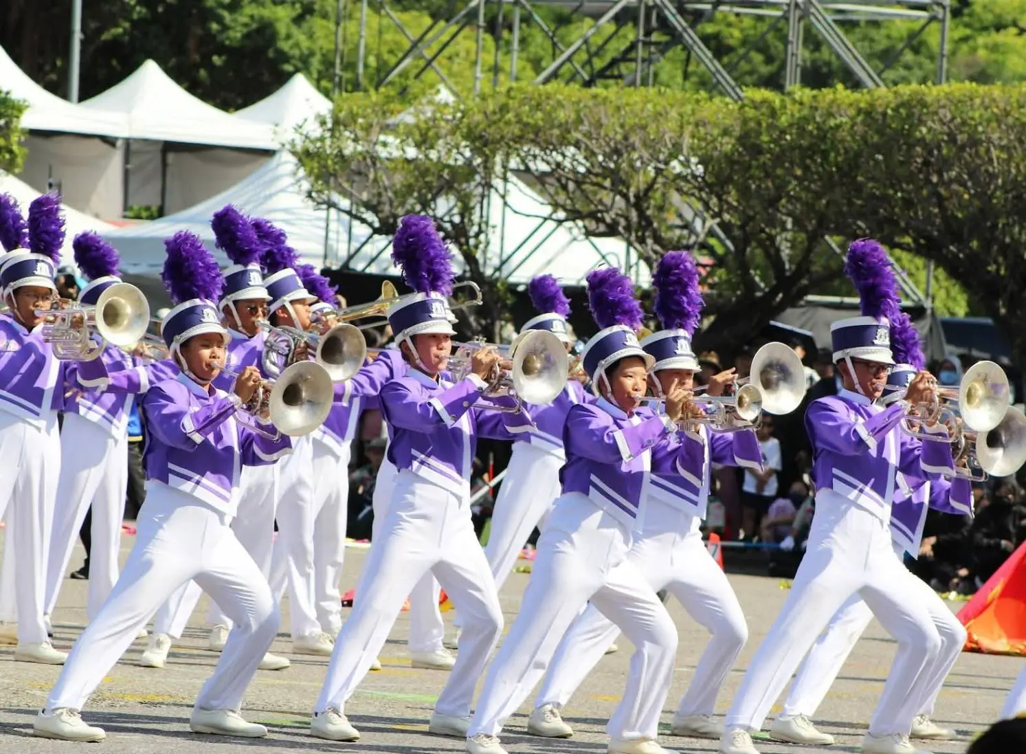 圖3 屏東縣私立南榮國中行進管樂隊